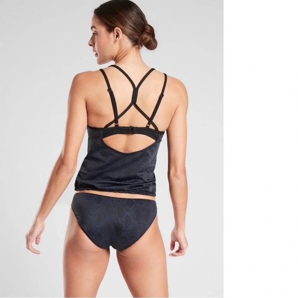 Athleta Snake Bra Cup Blousy Tankini - Picture 2 of 9